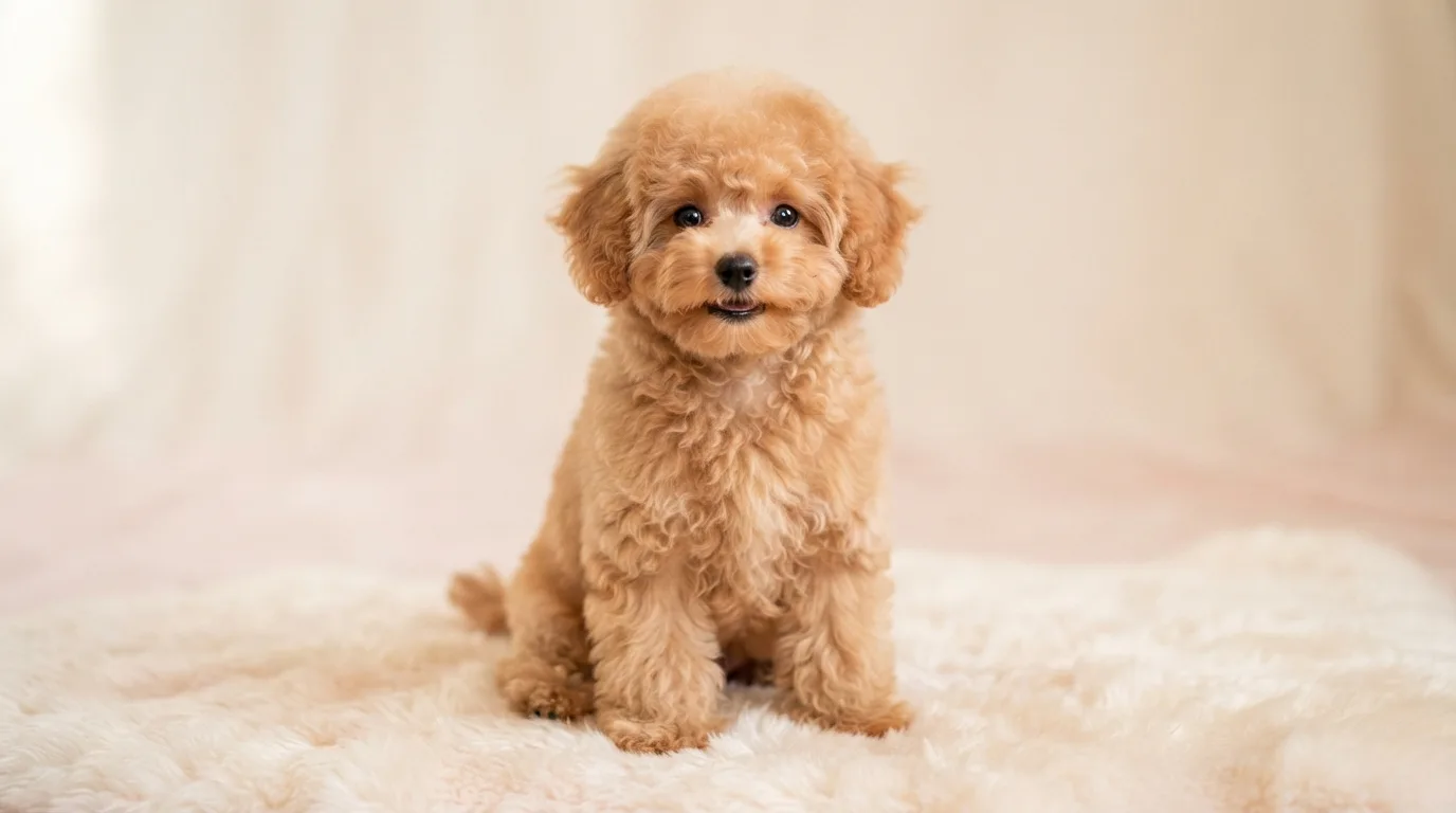 Apricot Toy Poodle puppy in Singapore