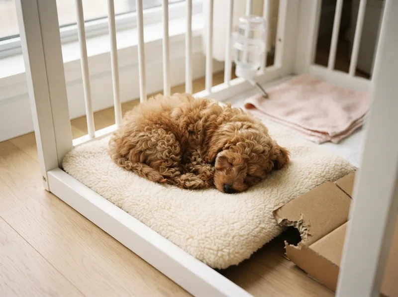 Your Toy Poodle's first week home