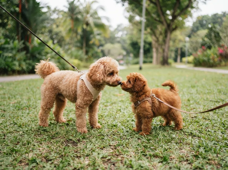 Adding a second dog to a Toy Poodle home